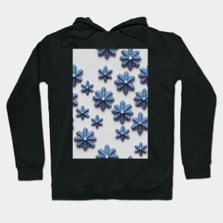 Christmas Seamless Pattern - Snowflakes #4 Hoodie